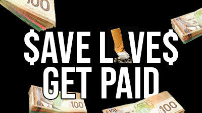 Get paid to help your friends quit smoking!